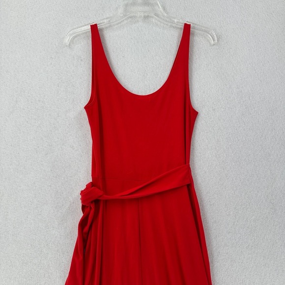 Reformation Jeans Dress Kaila Wrap Tank Midi Women's Size Small Red - Picture 6 of 11